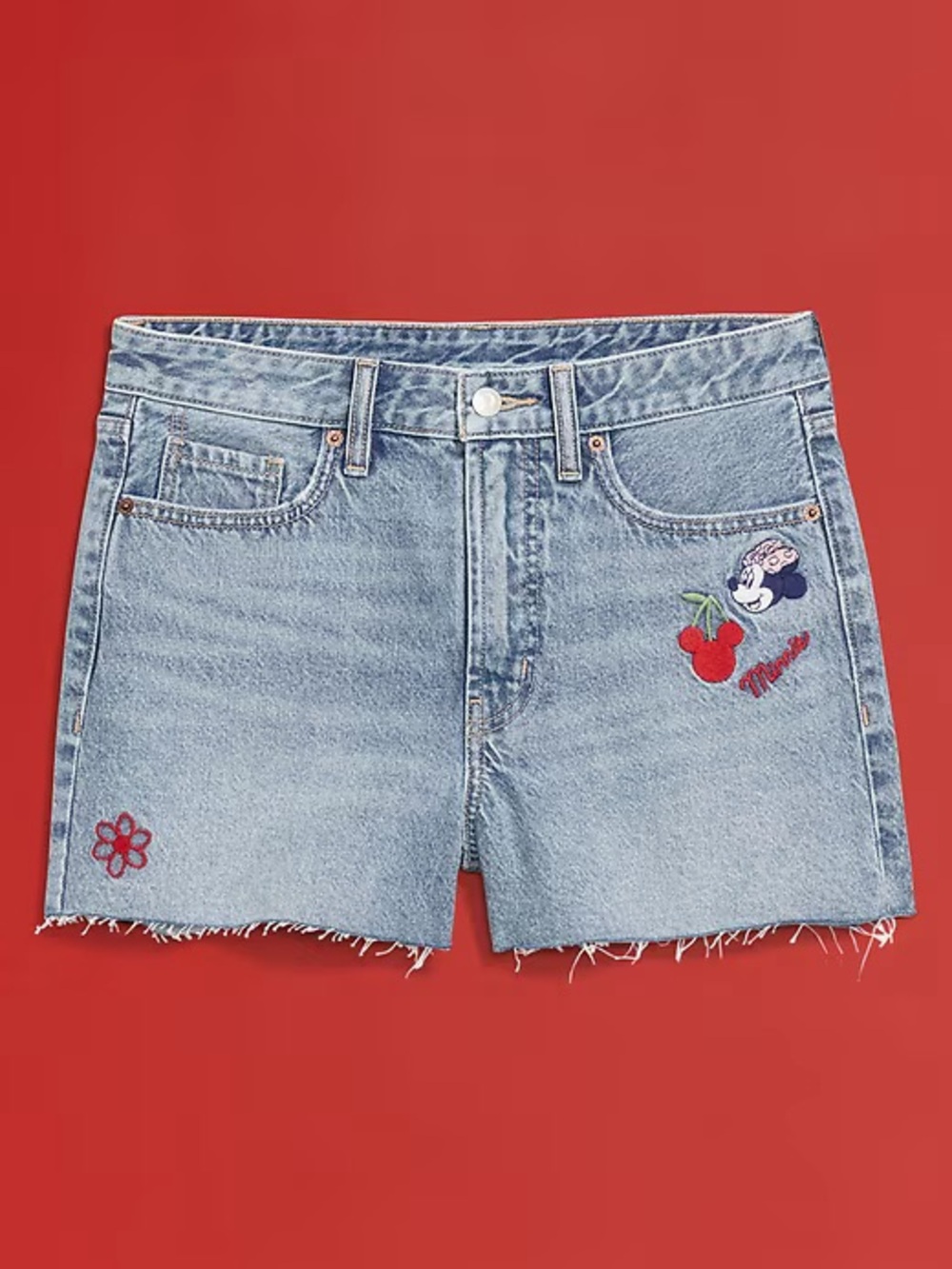 Old Navy x Disney High-Waisted OG Jean Cut-Off Shorts -- 3-inch inseam